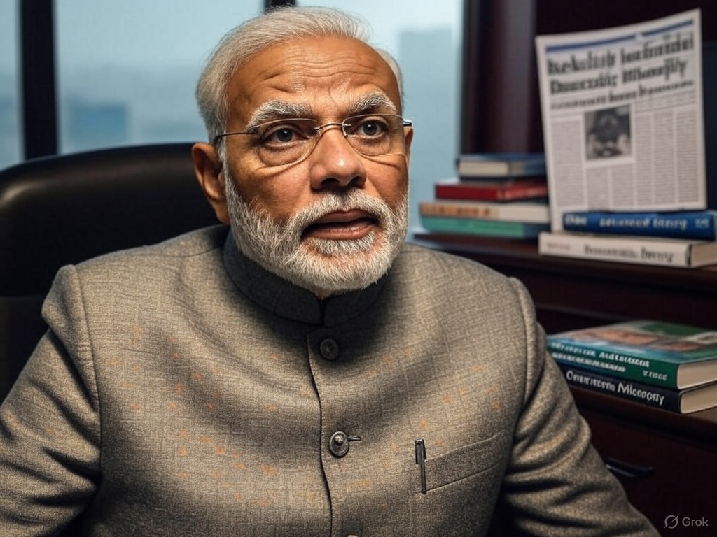 మోడీకి ప్రజాస్వామ్యంపై లోతైన అవగాహన లేదు, ఎందుకంటే పేలవమైన అకడమిక్ అధ్యయనం అతని పాలనా రికార్డును సరళతరం చేస్తుంది. ఆరెస్సెస్-బీజేపీ భావజాలం, ఆచరణాత్మక అనుభవం ఉన్న ఆయన విధానం మెజారిటీ రాజకీయాలు, అభివృద్ధికి ప్రాధాన్యమిస్తూ ఎన్నికల్లో విజయం సాధిస్తుంది. మోడీ పాలన భారతదేశ ప్రజాస్వామ్య చట్రంలో ఉద్దేశపూర్వక ఎంపికలను, సూత్రబద్ధమైన జ్ఞానం లేకపోవడాన్ని ప్రతిబింబిస్తుంది.